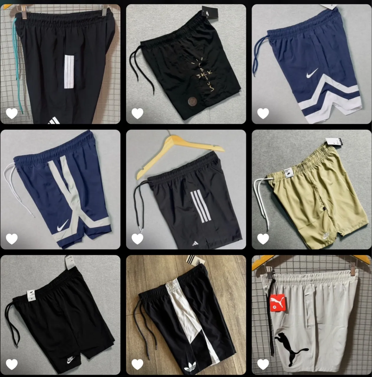 Shorts e Bermudas Esportivos - Diversas Cores e Marcas