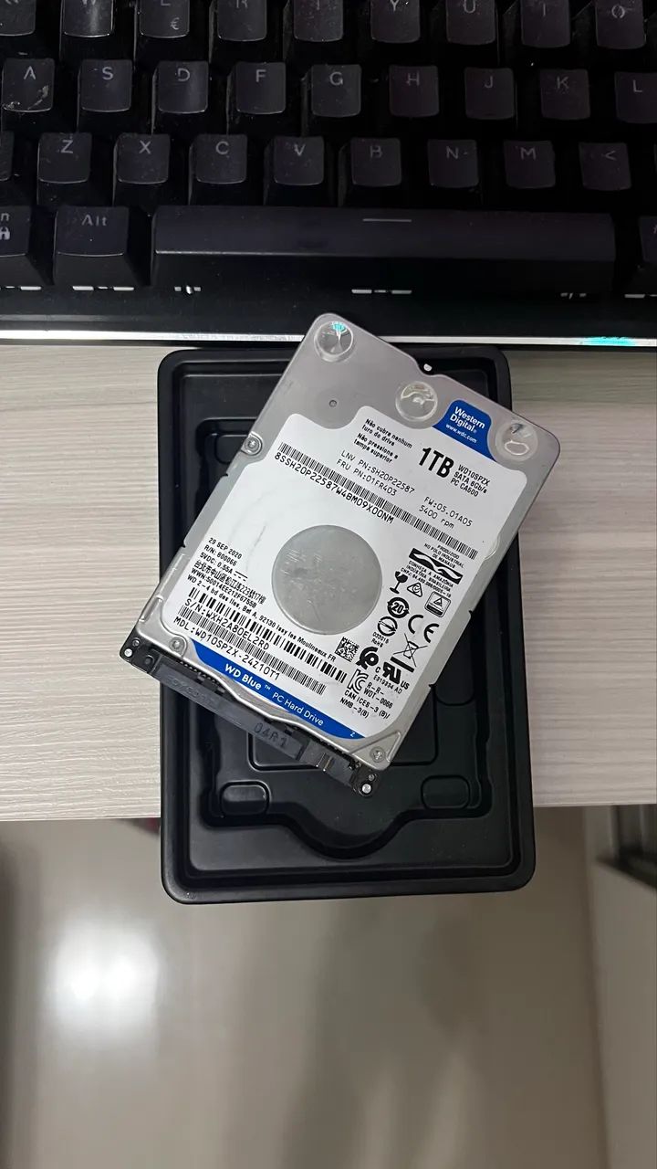 HD Western Digital Blue 1TB - Perfeito Estado - Foto 2