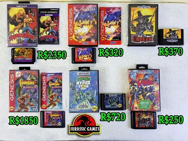 Jogos Mega Drive Completos Sega. Maximum Carnage, Side Pocket, Kid