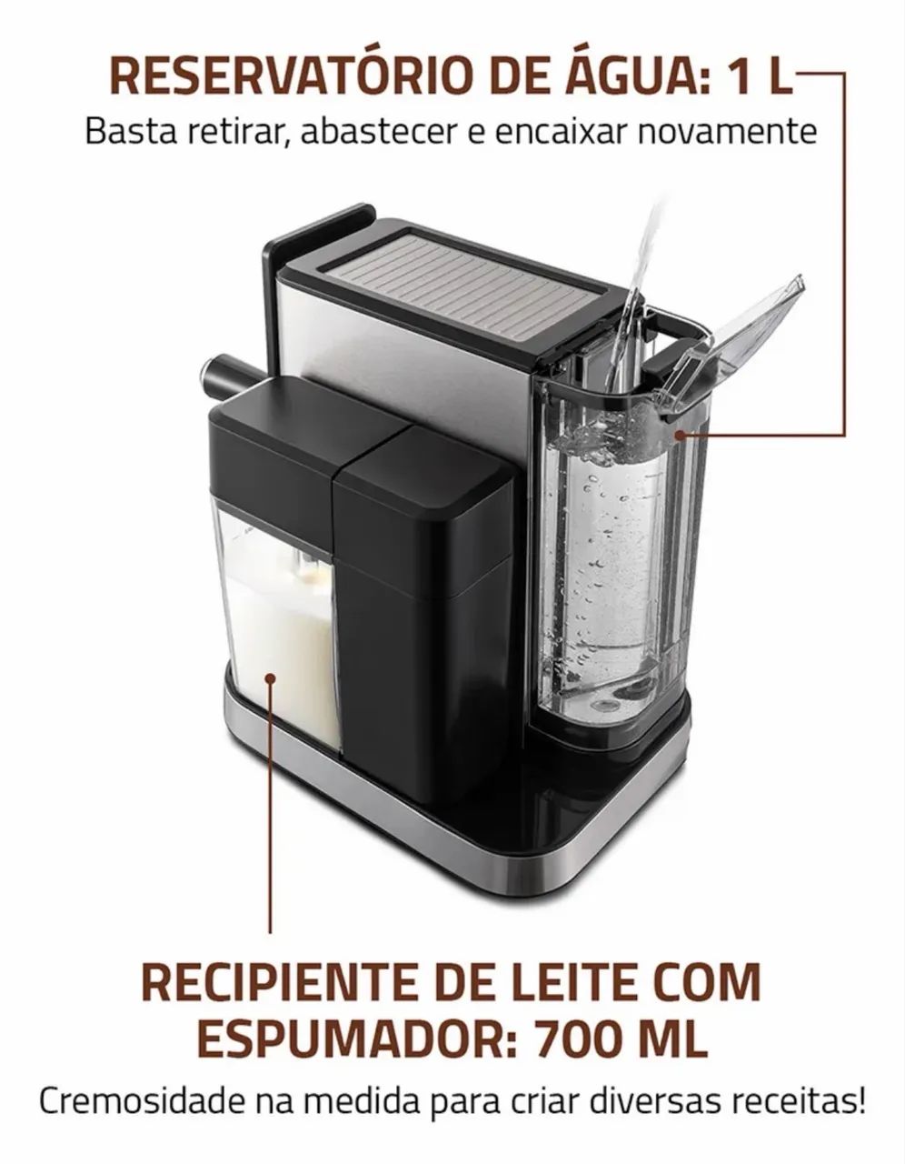 VENDE-SE Cafeteira Espresso Mondial ou TROCA-SE por FOGÃO DE INDUÇÃO - Foto 3