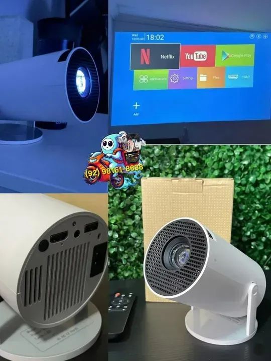 Projetor Smart Android - Entregamos das 9 as 22hrs