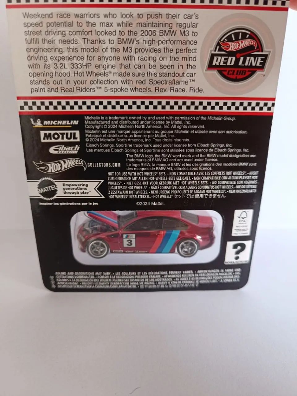 Hot Wheels Red Line 2006 BMW M3 - Foto 2
