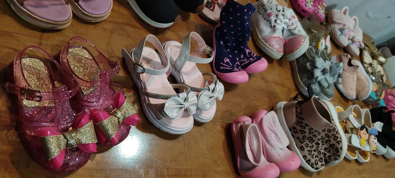 Lote calçados menina 18/20 *SOMENTE LOTE*  - Foto 3