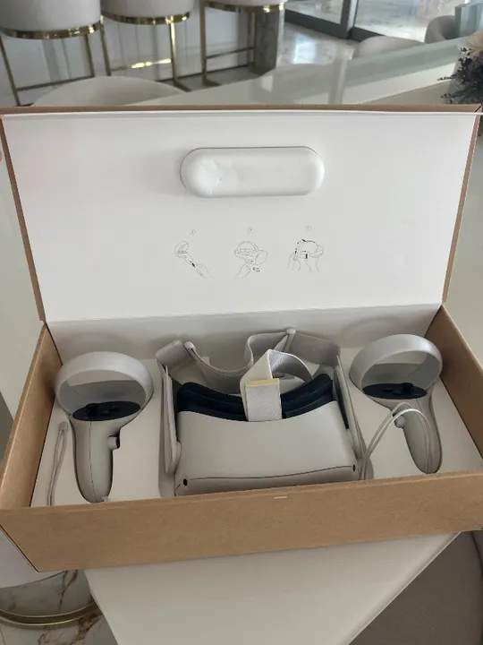 Óculos Virtual Meta Quest 2 256gb branco
