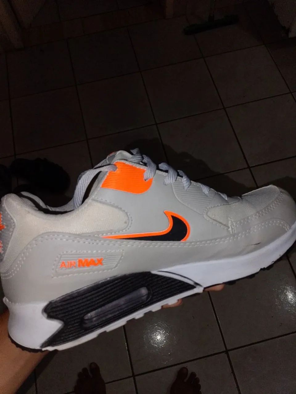 Tênis Nike Air Max 90 Cinza 