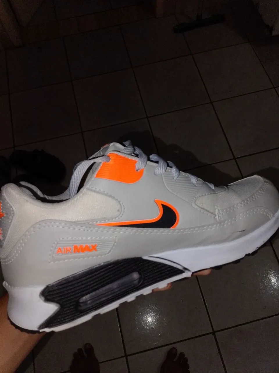 Tênis Nike Air Max 90 Cinza