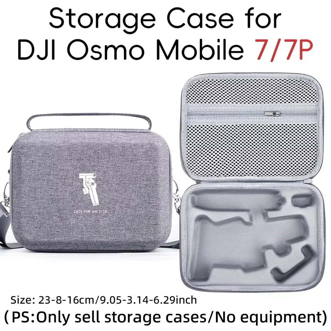 1 Bolsa Bag Estojo de Ombro compatível APENAS com Dji Osmo Mobile 7/7p (OM7/7p)