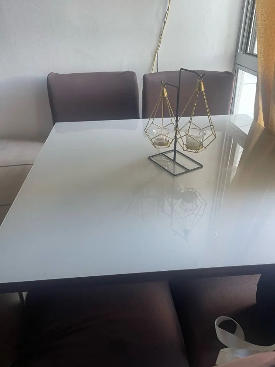 Mesa com 4 cadeiras 90x90 - Foto 4