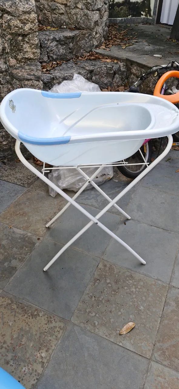 Base suporte de ferro para banheira de bebe  - Foto 5