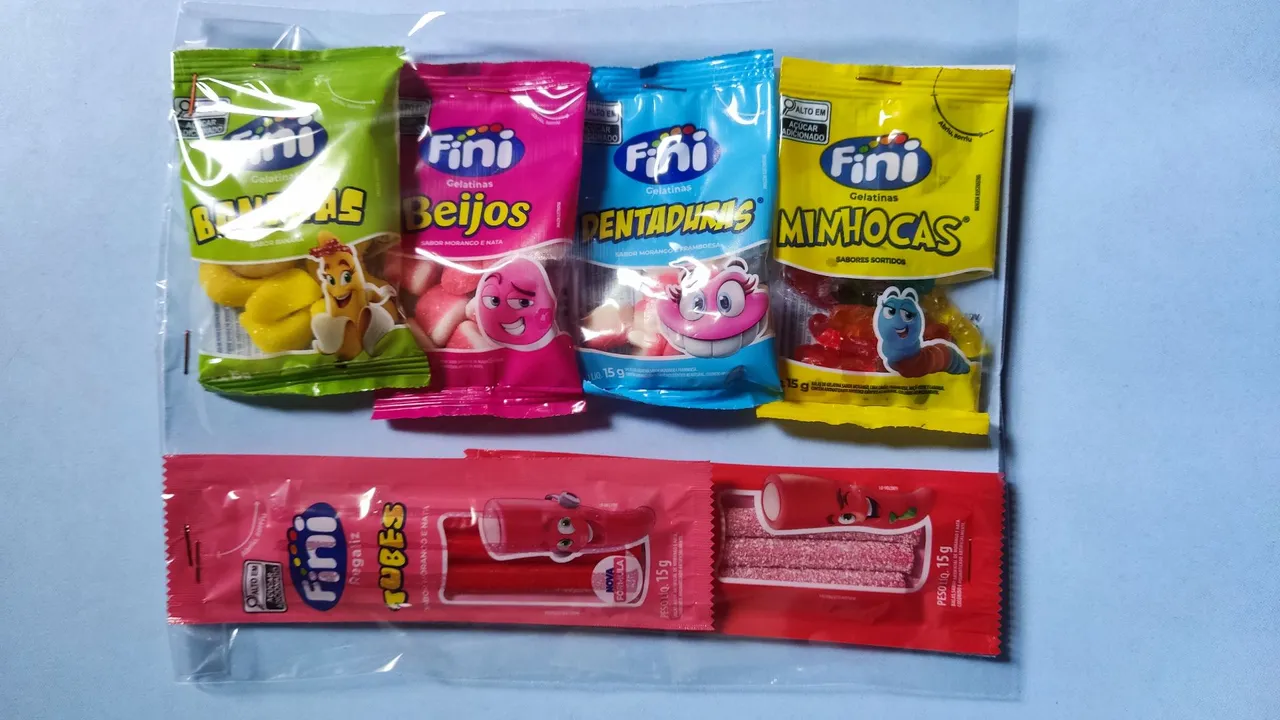 Kit Goma Fini original C/6 unidades
