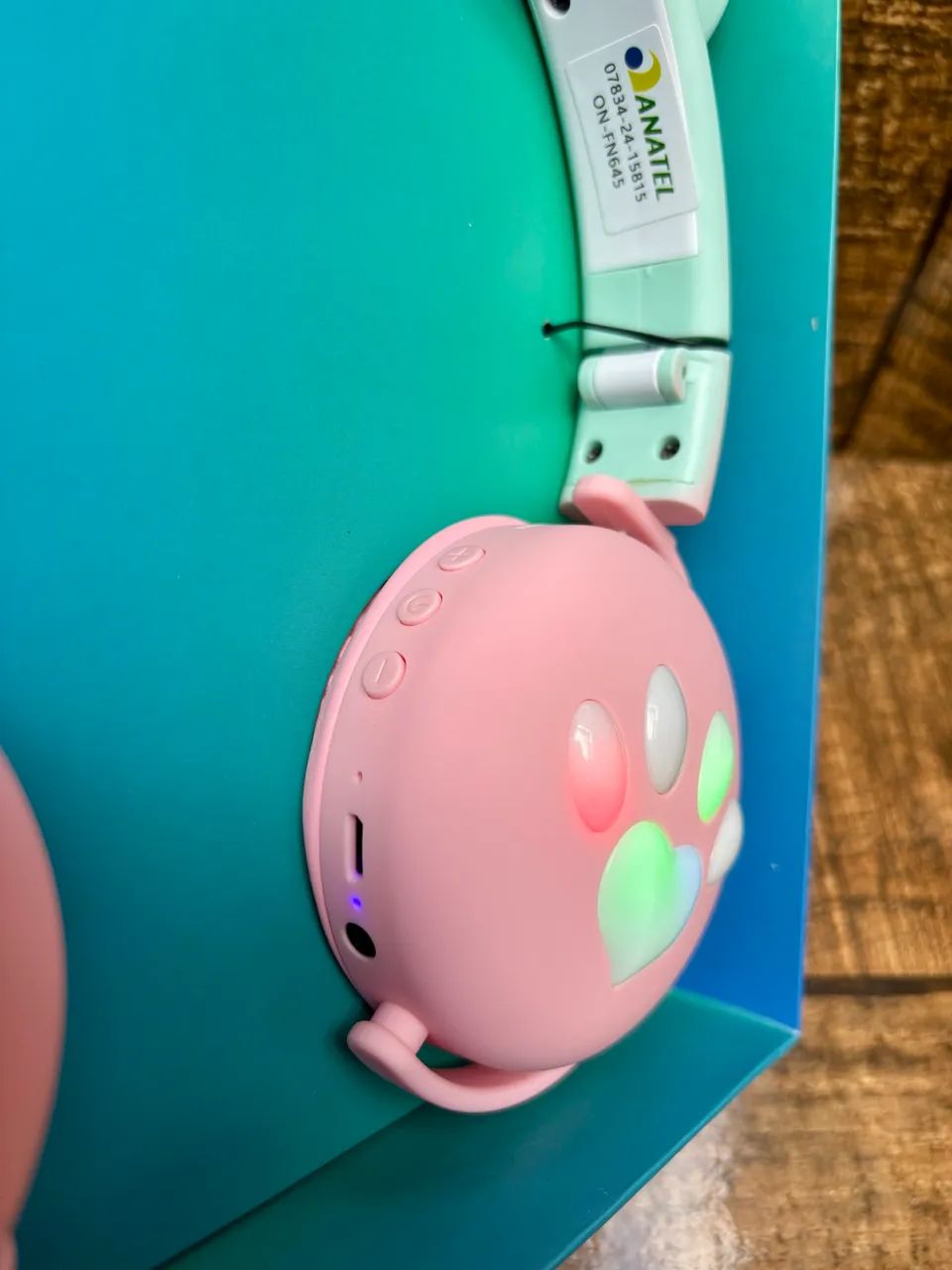 Fone de Ouvido Bluetooth Orelha de Gatinho  - Foto 4