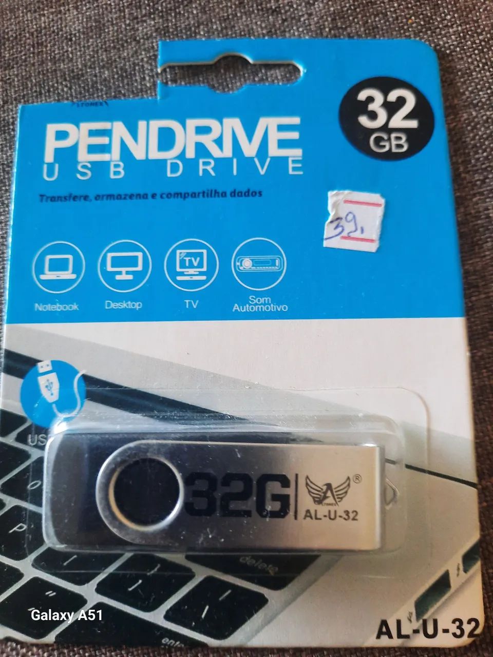 Pen-drives 16GB e 32GB AL-U-32 e Monstro - Foto 2
