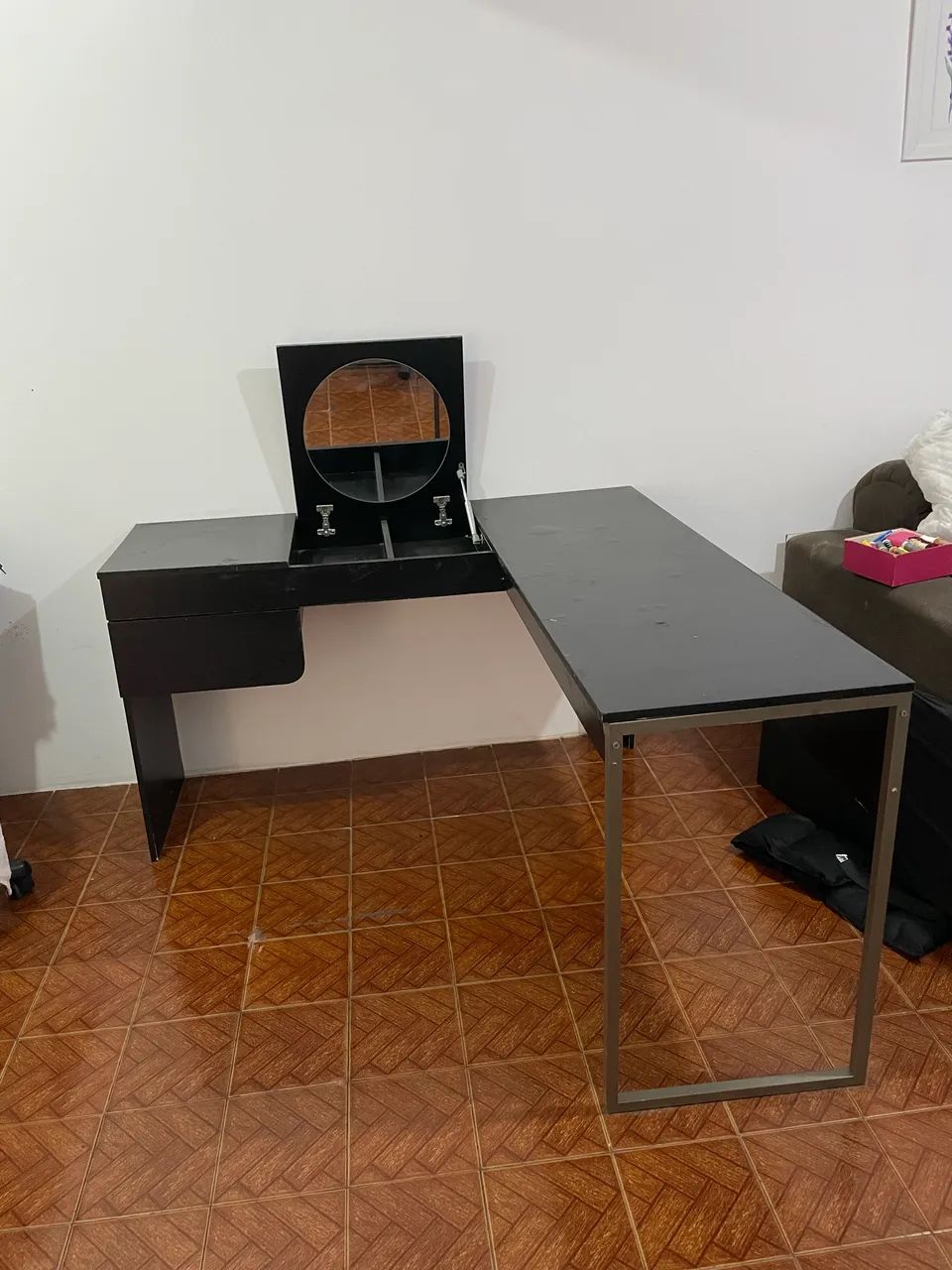 Escrivaninha Penteadeira em L - Foto 4