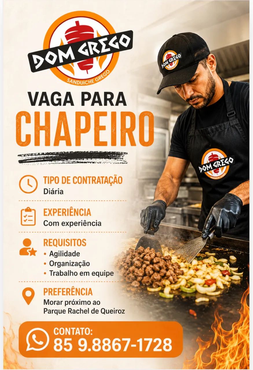 VAGA DOM GREGO/ PARQUE RACHEL DE QUEIROZ 