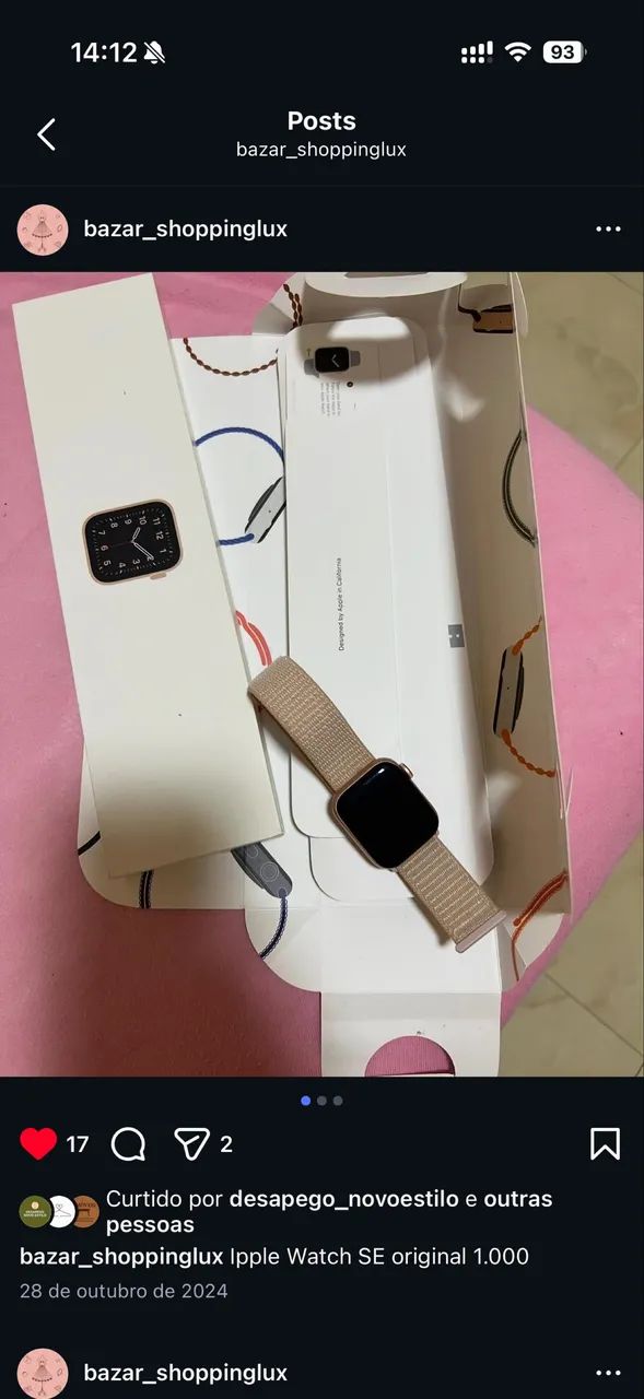 Ipple watch SE 1.000
