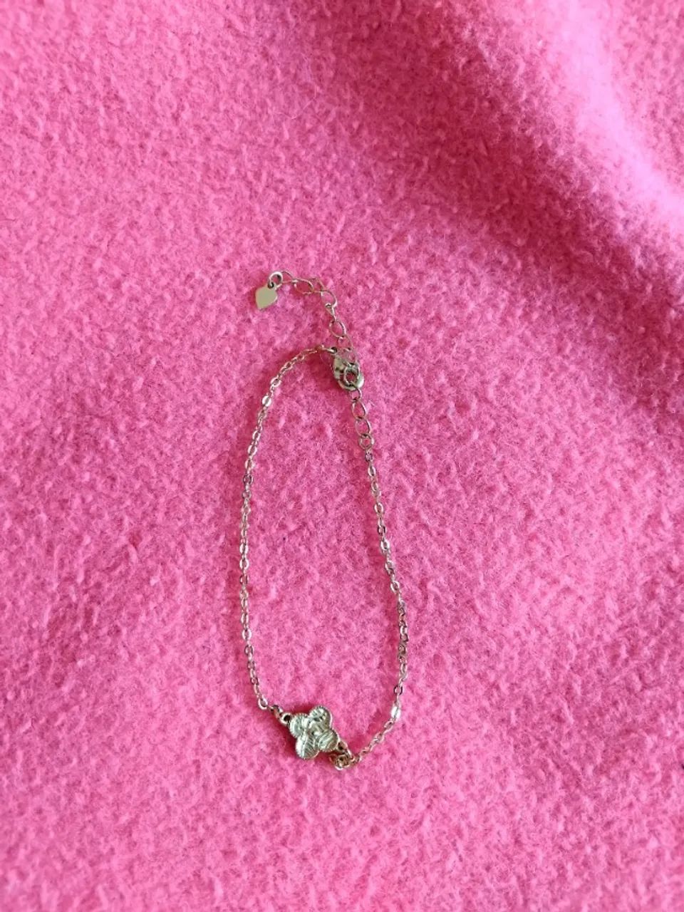 Pulseira Banhada Flor - Foto 3