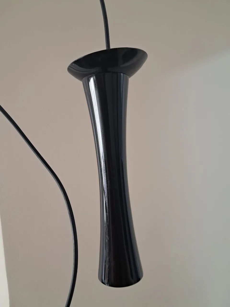 Luminária de teto de alumínio preta - Foto 2