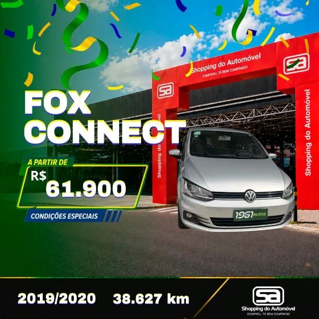 Volkswagen Fox Fox Connect 1.6 Flex 8V 5p 2020