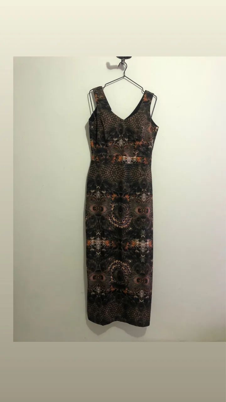 Vestido com bojo longo tamanho P