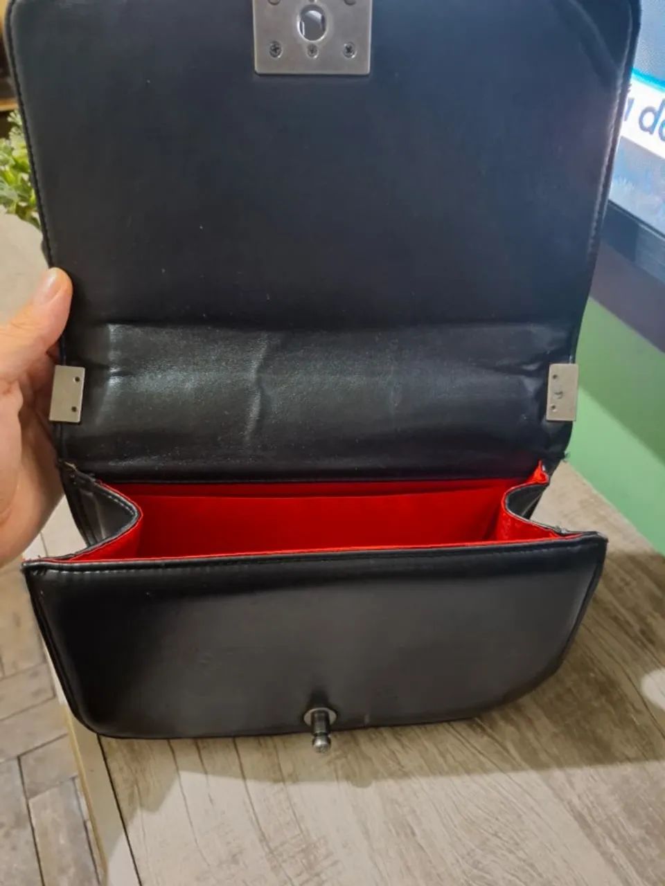 Bolsa estilo  chanel clássica matelassê bicolor - super elegante  - Foto 3