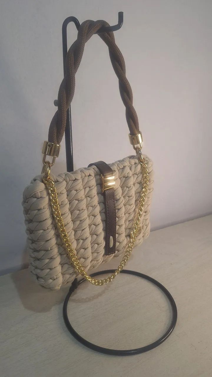Bolsa de crochê  - Foto 3