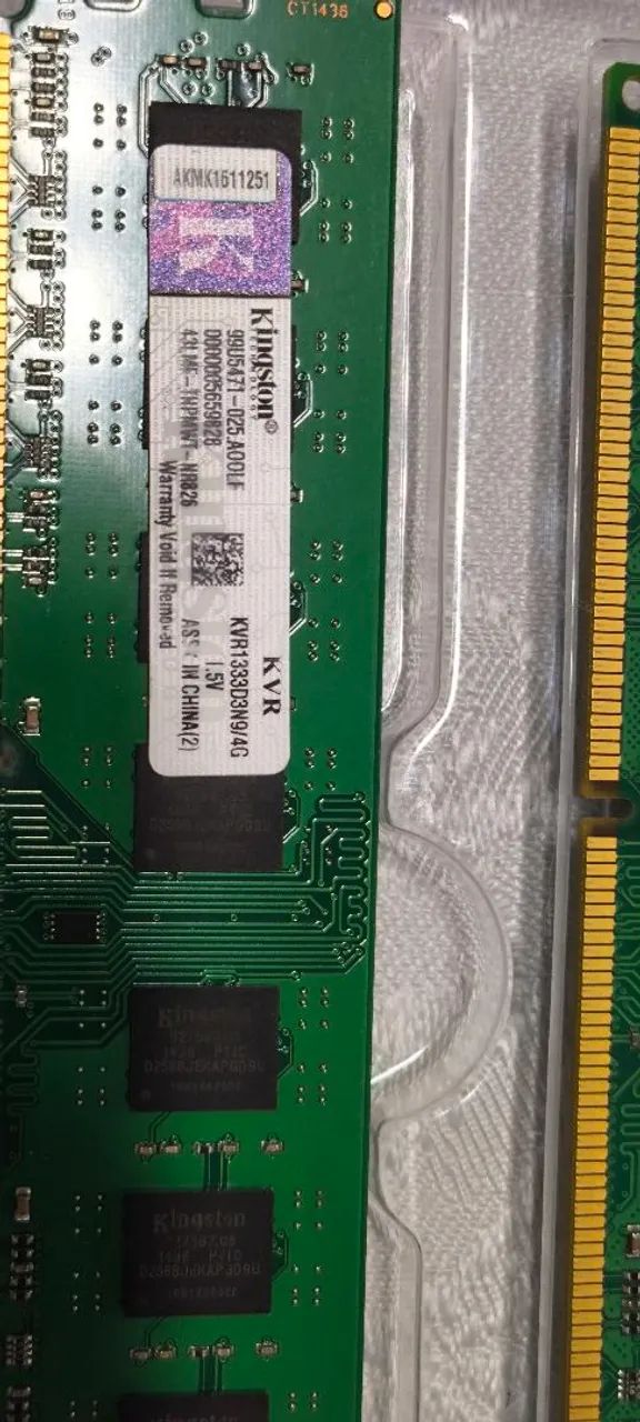 Memória ram ddr3  - kit com 2 pentes de 4gb cada - Foto 3