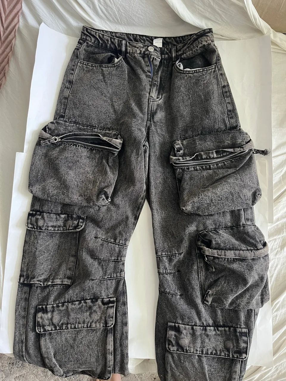 Calça Cargo Preto Tamanho P