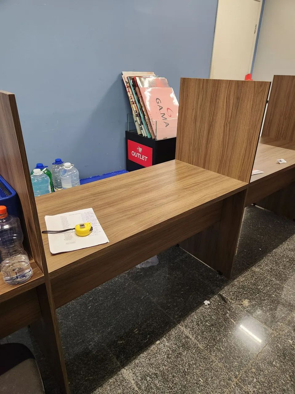 4 baías com mesa 1.20 excelente para atendimento  - Foto 2