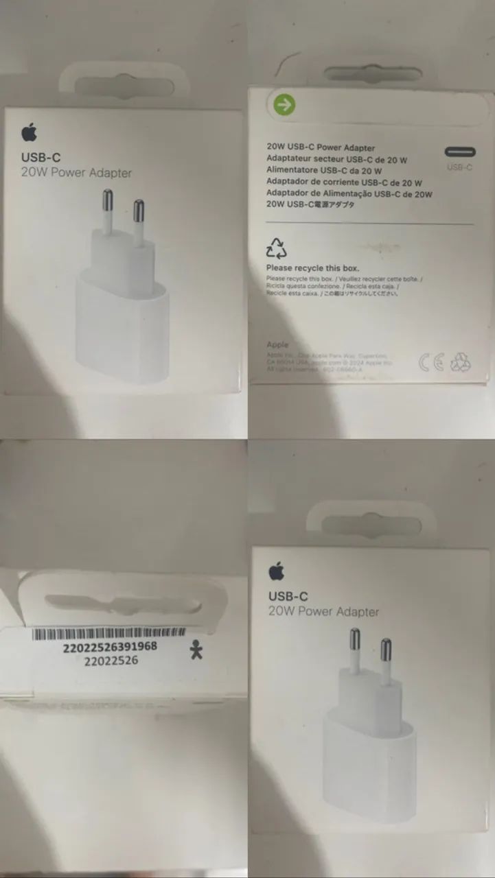 Carregador iPhone tipo C