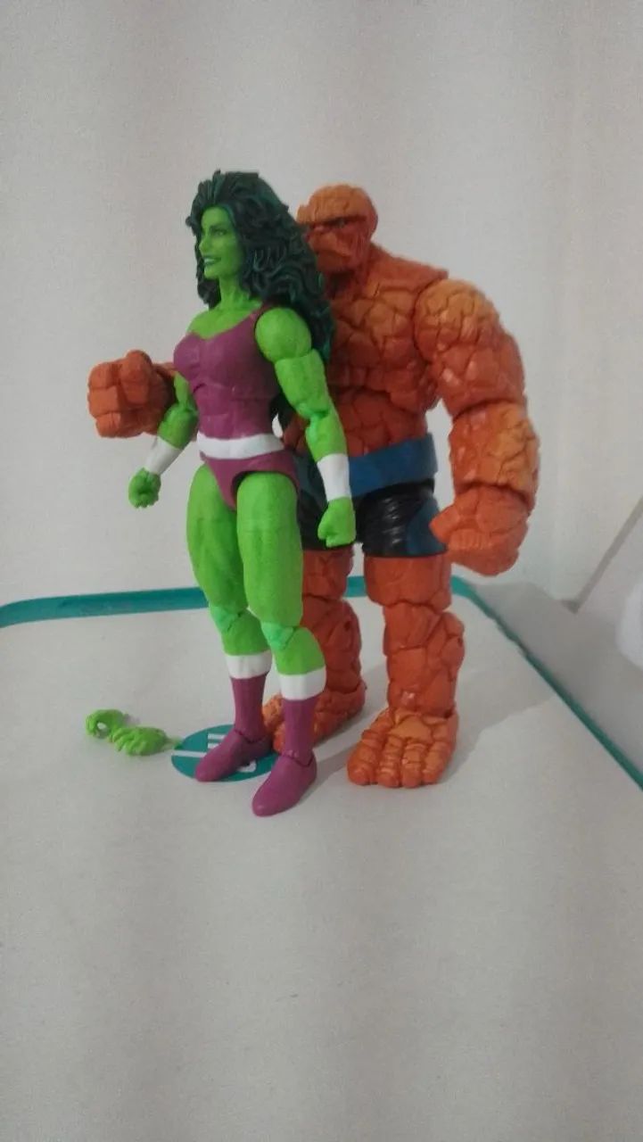 Lote O Coisa e She - Hulk Marvel legends! - Foto 4