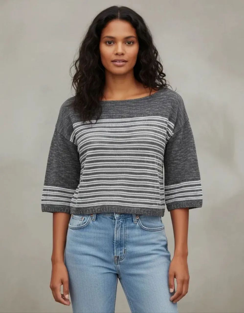 Blusa Feminina Tricô Crochê P