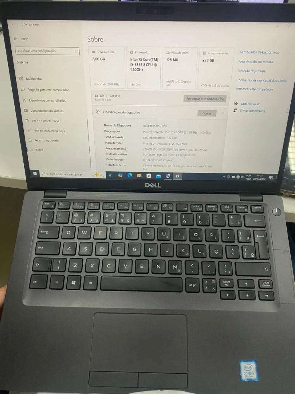 Notebook Dell Latitude 5400 - Foto 2