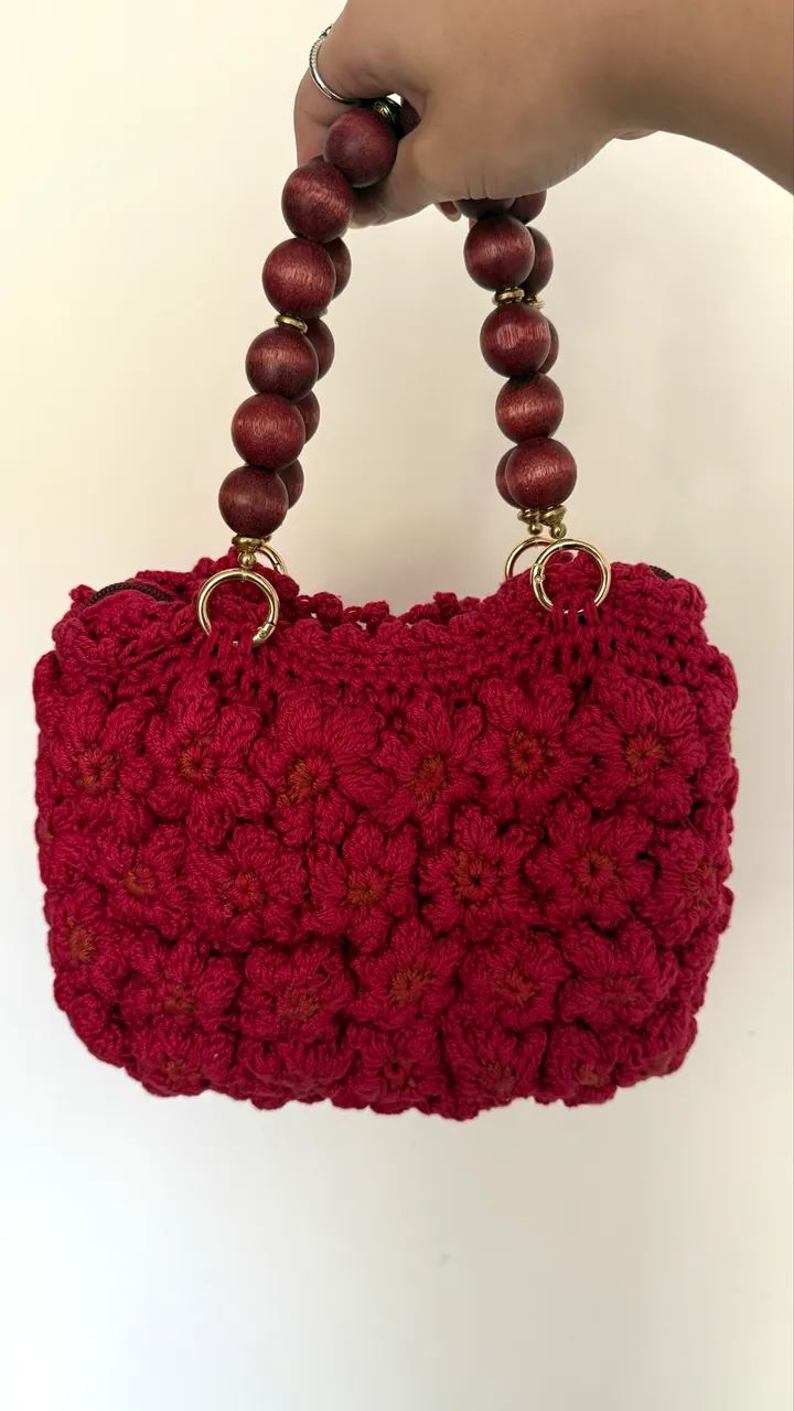 Bolsa de crochê nova! - Foto 2