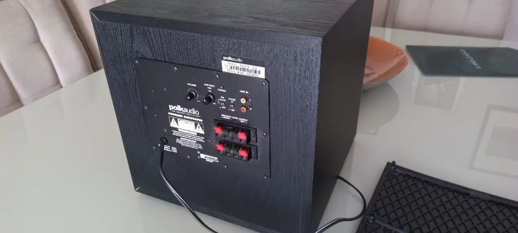 Polk Audio PSW10 Subwoofer ativo de 10" polegadas 100 watts - Preto 120v - Foto 3