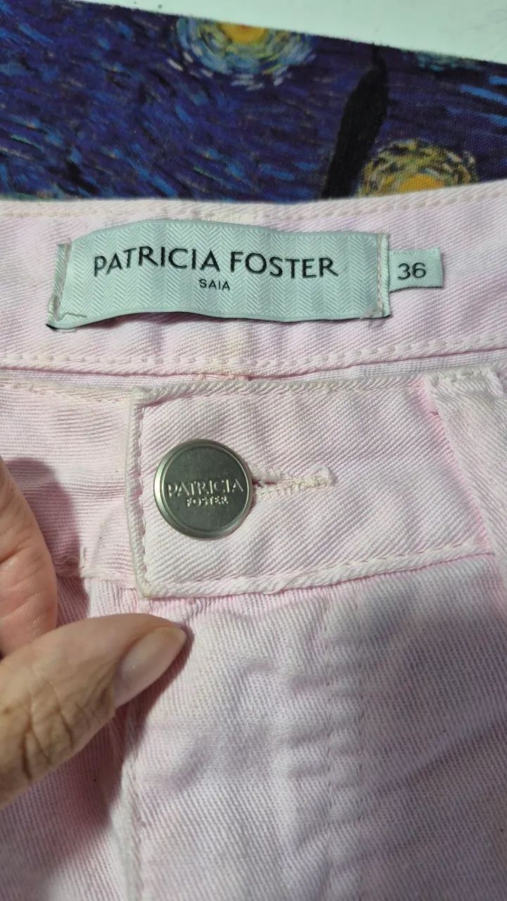 Saia jeans rosa patricia foster  - Foto 5