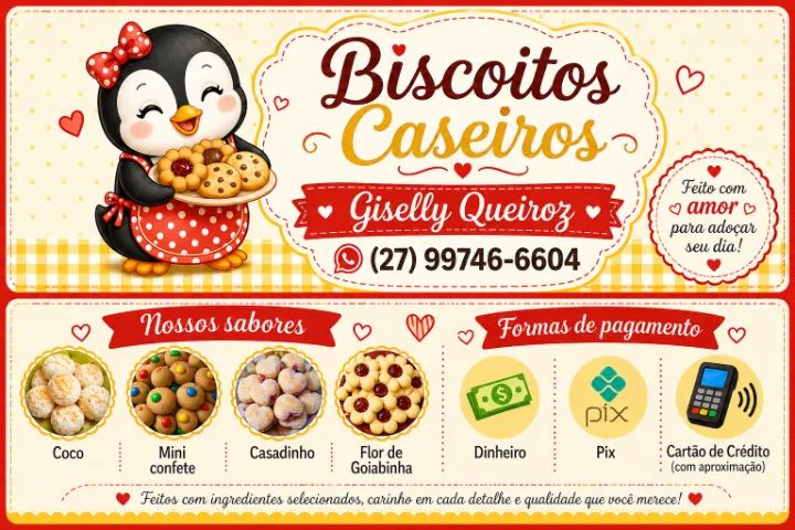 Biscoitos Caseiros - casadinhos - coco - confete - Foto 3