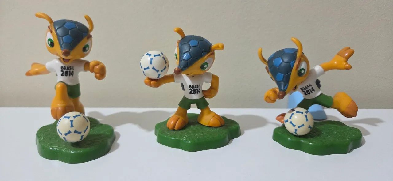 Miniaturas do Mascote Copa 2014 (RARIDADE) - Foto 3