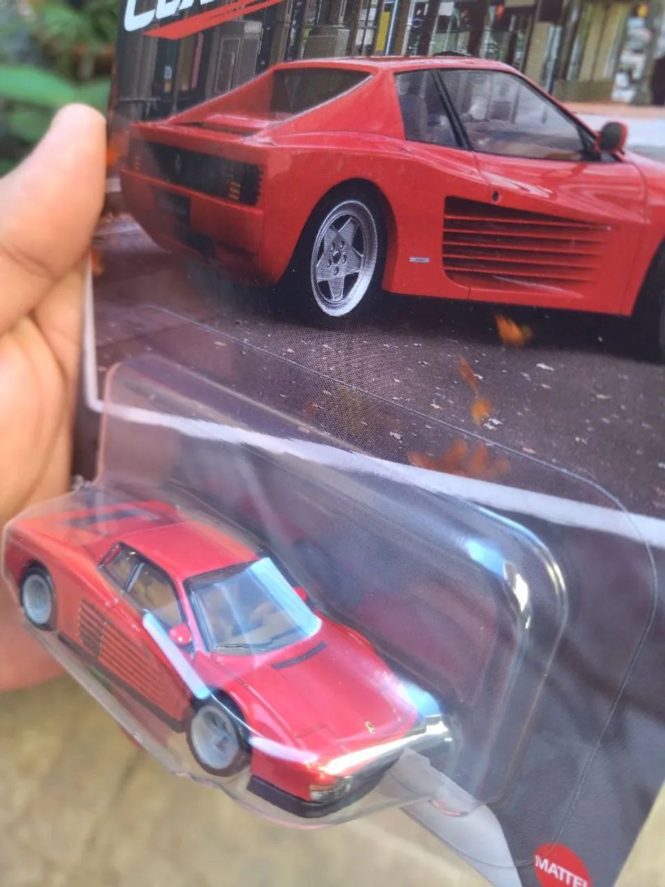 Miniatura hotwheels Ferrari testarossa premium - Foto 2