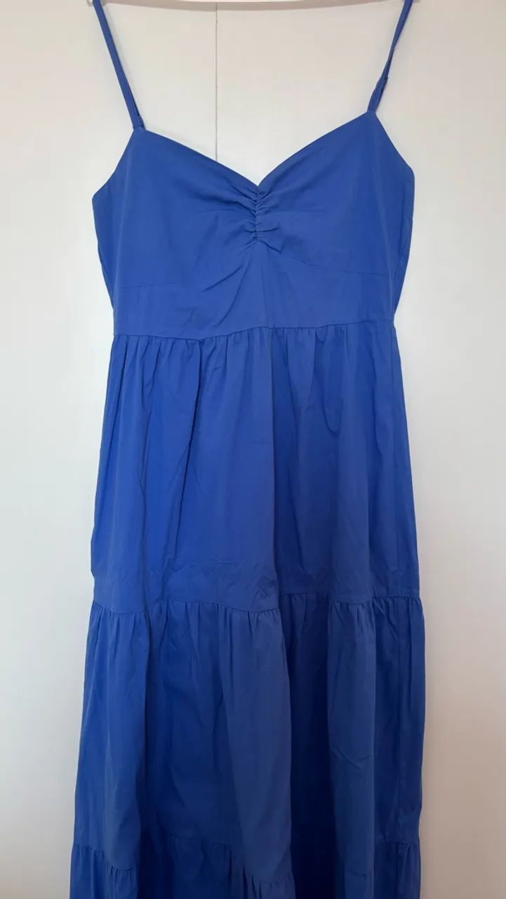 Vestido Azul simples 