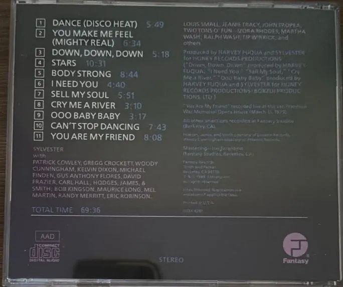 Cd Sylvester- The Original HIts- Usa - Foto 2
