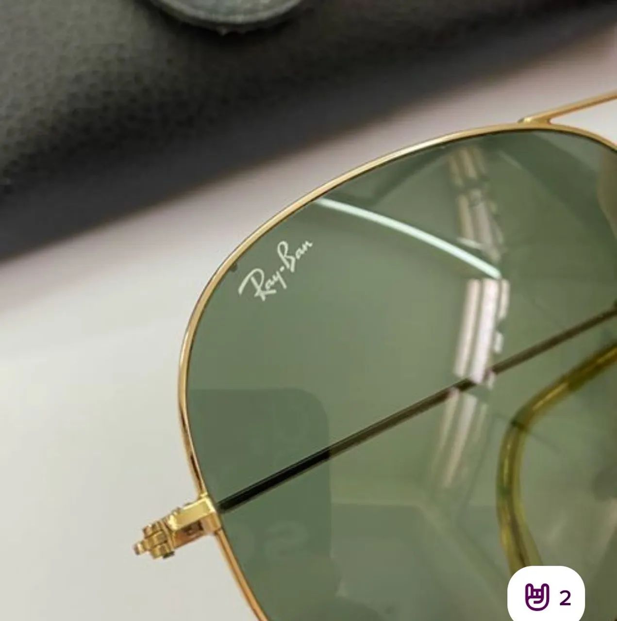 Vendo 02 óculos ray ban originais  - Foto 2