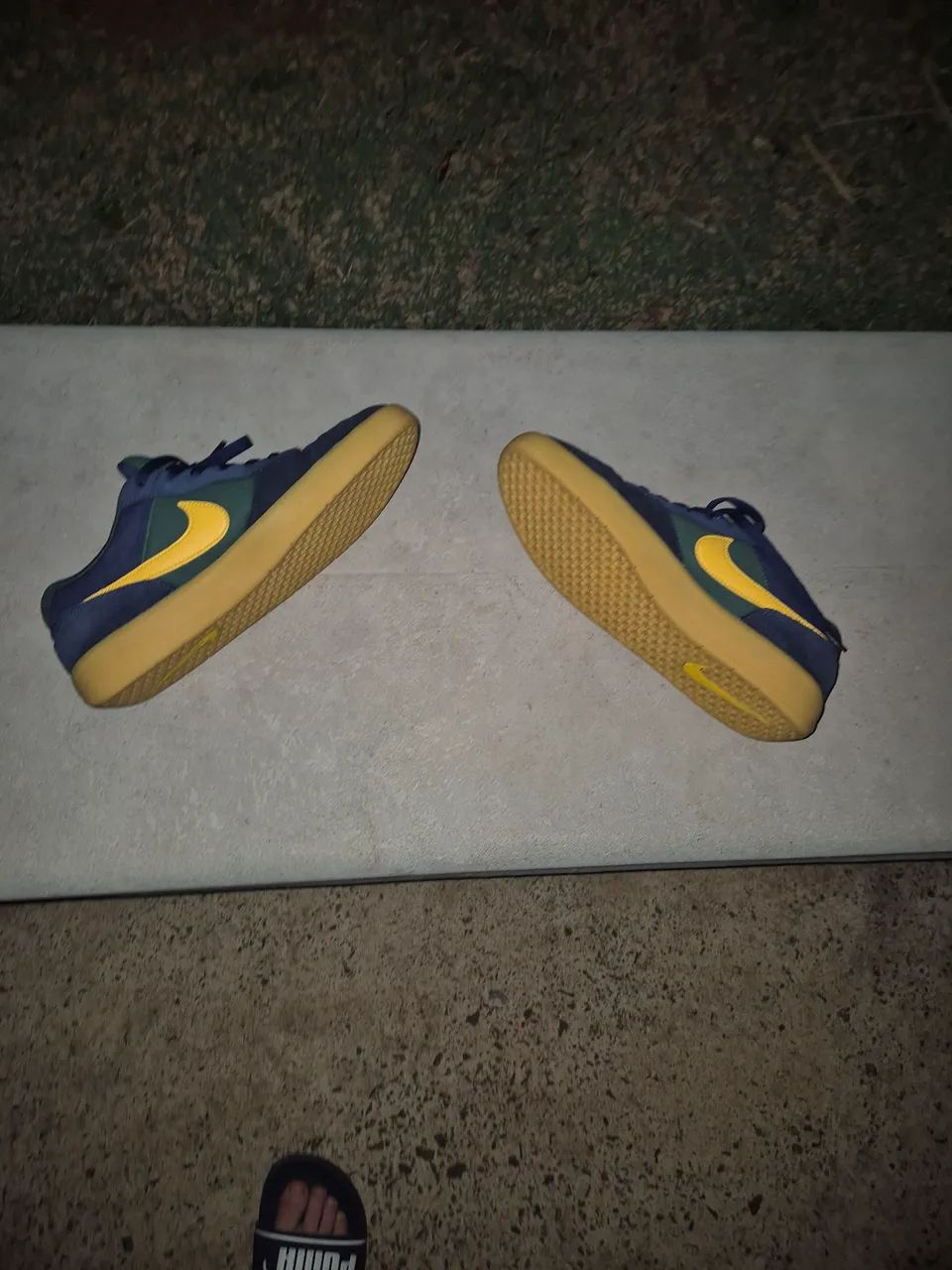Tenis nike sb force 58 verde com azul 