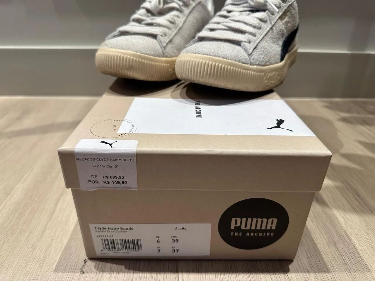 Puma Clyde Hairy - Tam 37