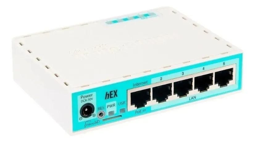 Roteador MikroTik Hex RB750Gr3 Branco - Foto 4