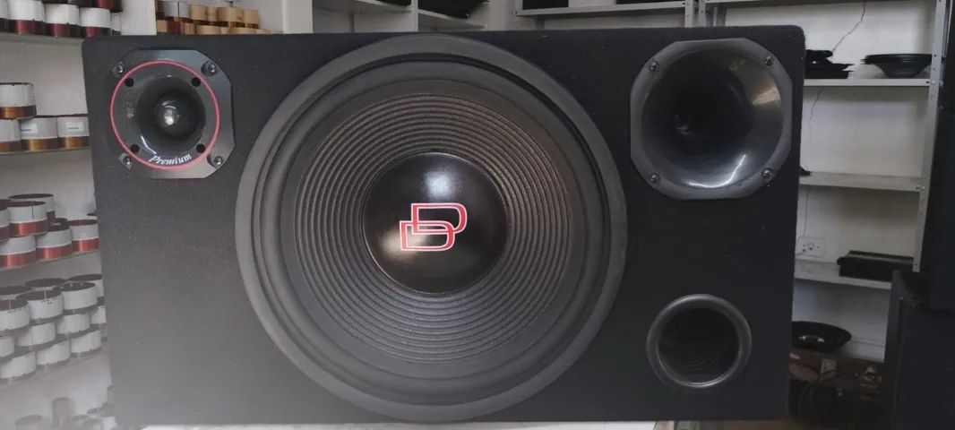  CAIXA TRIO COM SUB 800RMS 15 POL - Foto 2