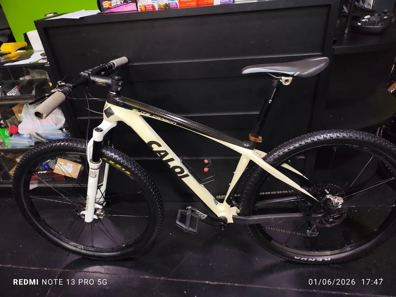 Caloi elite carbon tamanho 17  - Foto 2