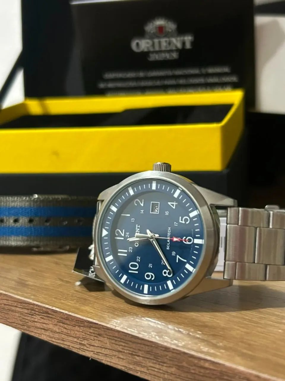 Relógio Orient Solartech - Original | Ref MBSS1452 D2SX - Foto 2
