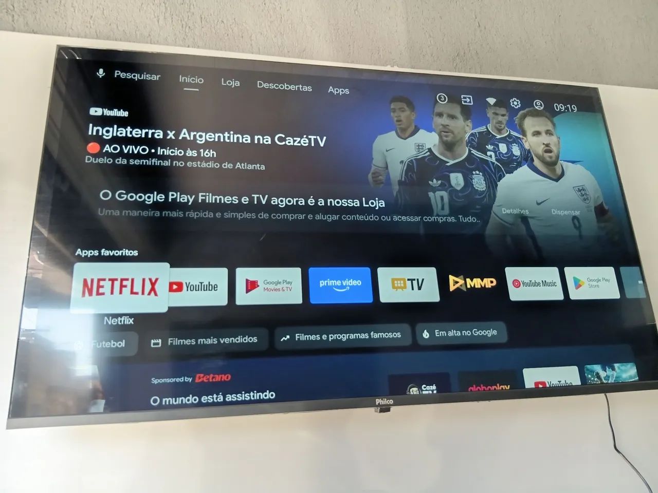 TV 75 POLEGADAS SAMSUNG SMART 4K BORDA INFINITA detalhe mínimo na imagem 