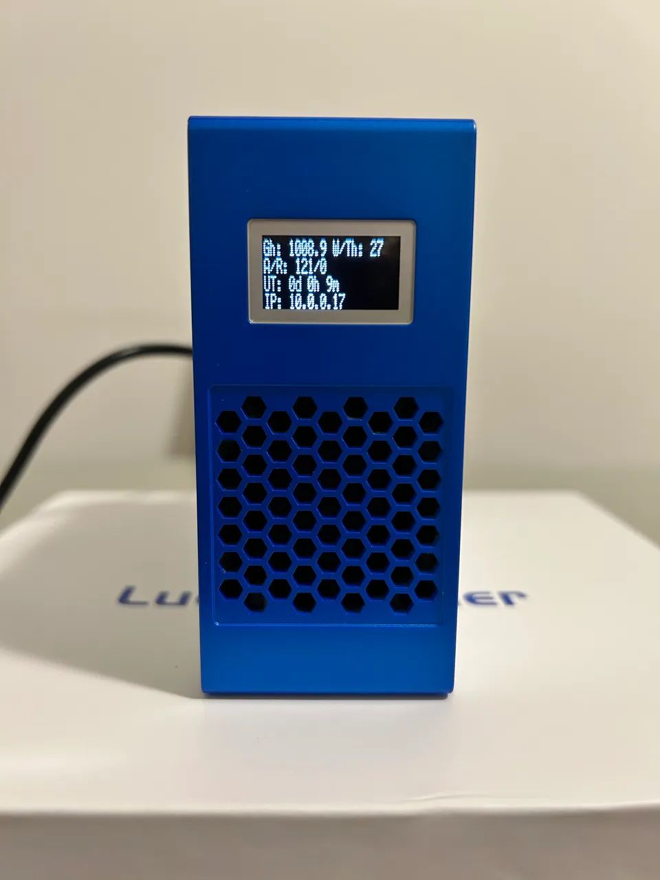 Minerador Lucky Miner LV07 BTC SHA256 ASIC 1TH/s para Mineração Solo de Bitcoin