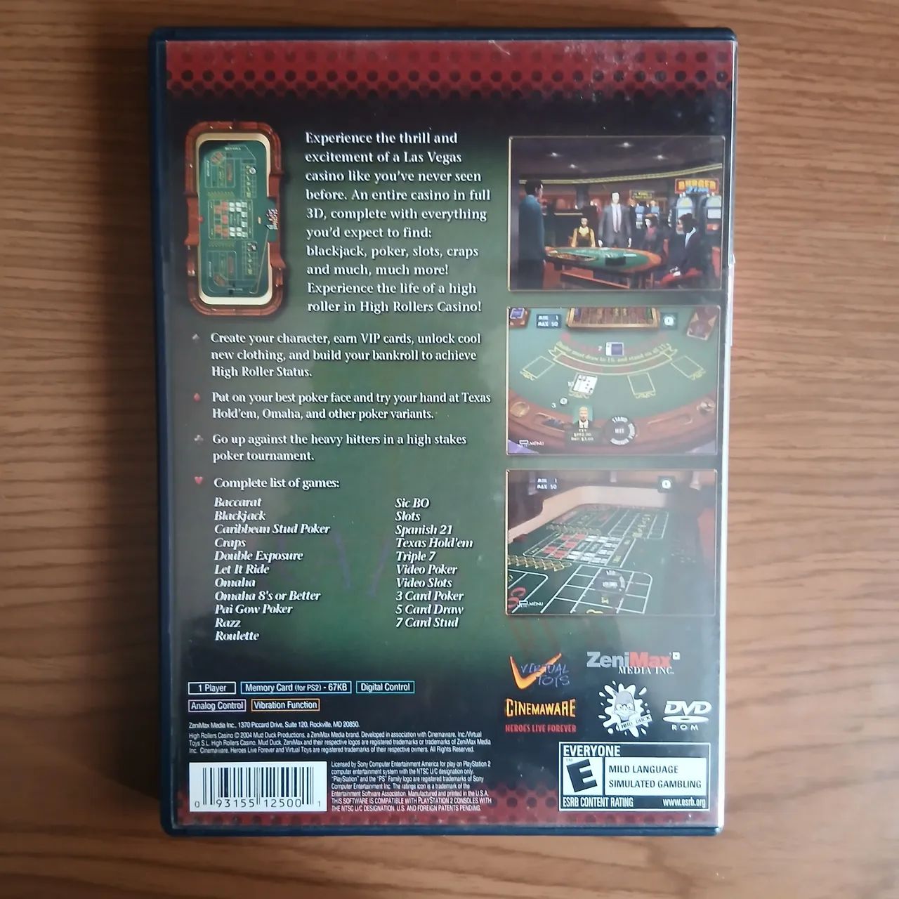 HIGH ROLLERS CASINO PLAYSTATION 2 - Foto 2